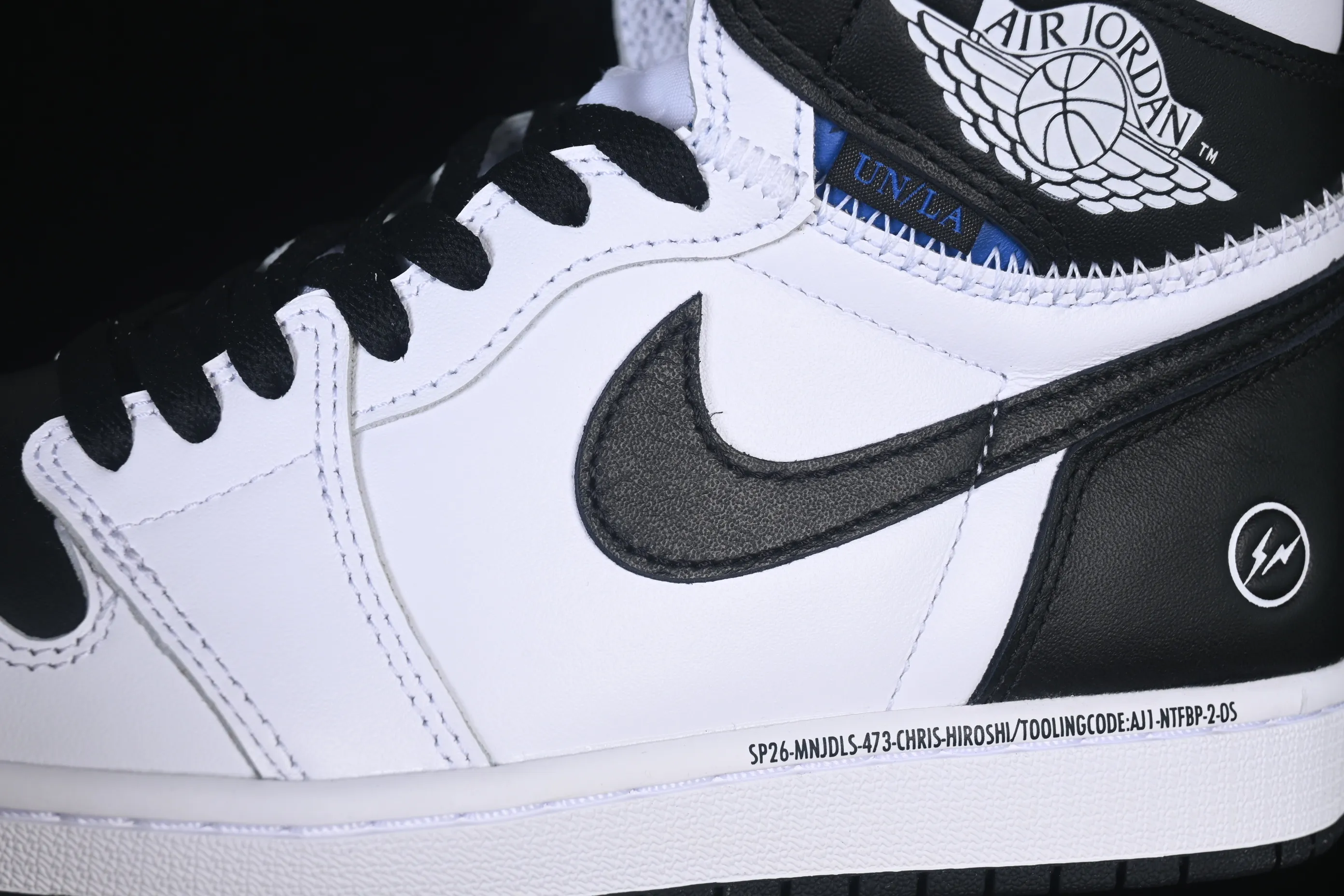 All categories Air Jordan Jordan series basketball shoes Air Jordan 1 High LJR version Fragment Design x Union x Air Jordan 1 Hi Joe 1 Fujiwara Hiroshi Lightning high-top basketball shoes II7282-100